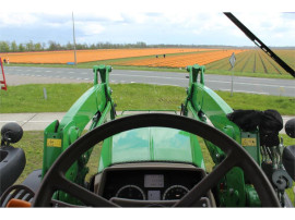 John Deere 6120M with 623R loader